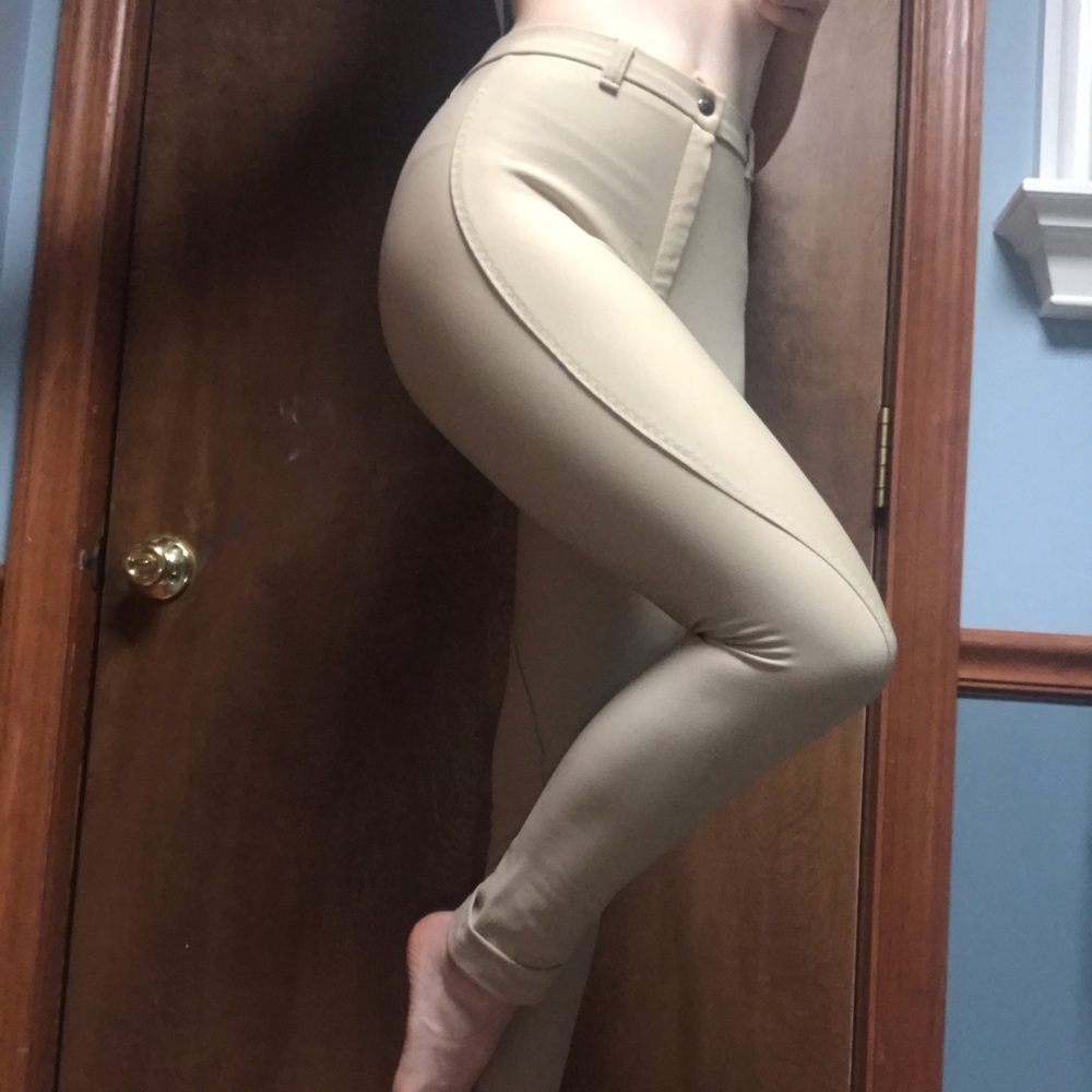 Tan riding pants